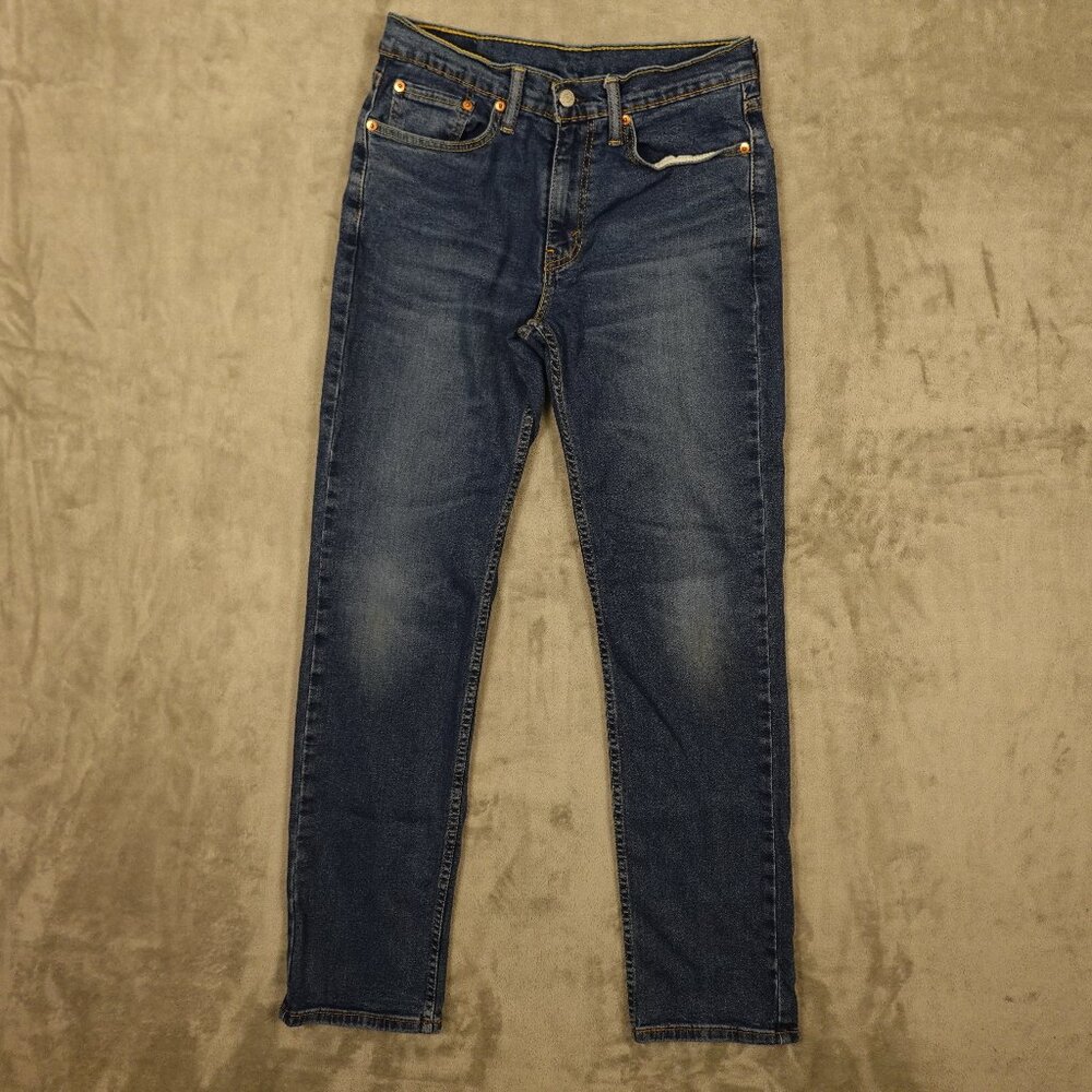 Levi's 511 Slim Fit Jeans Men's W31 L34 Blue Stretch Denim